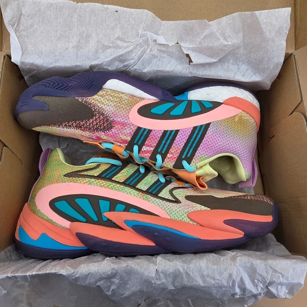 Adidas Pharrell Williams Crazy BYW 2.0 Multicolor Mens Basketball Shoes FU7369